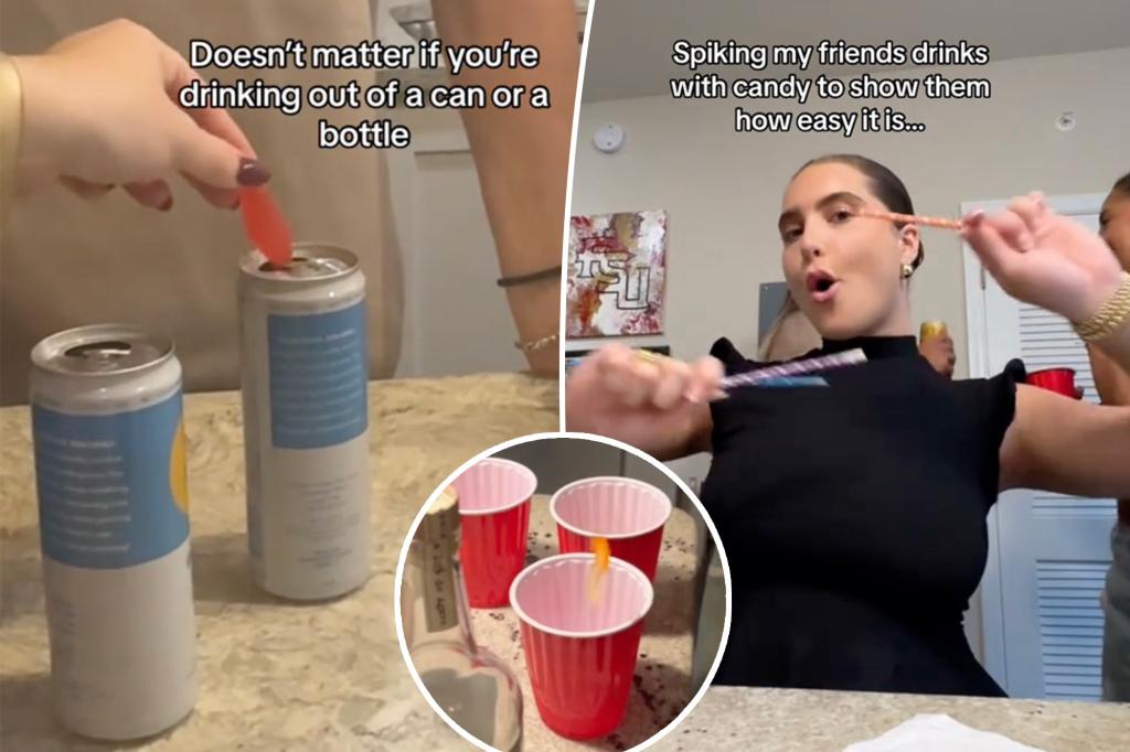 Influencer 'sucks' her friends' drinks to teach them an 'important' lesson