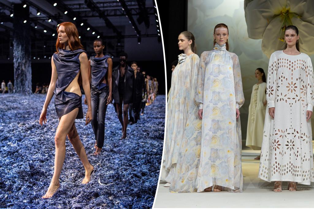 Thin is back on! Fashion insiders fume as 'hanger' size 0 models are the norm again on the runway